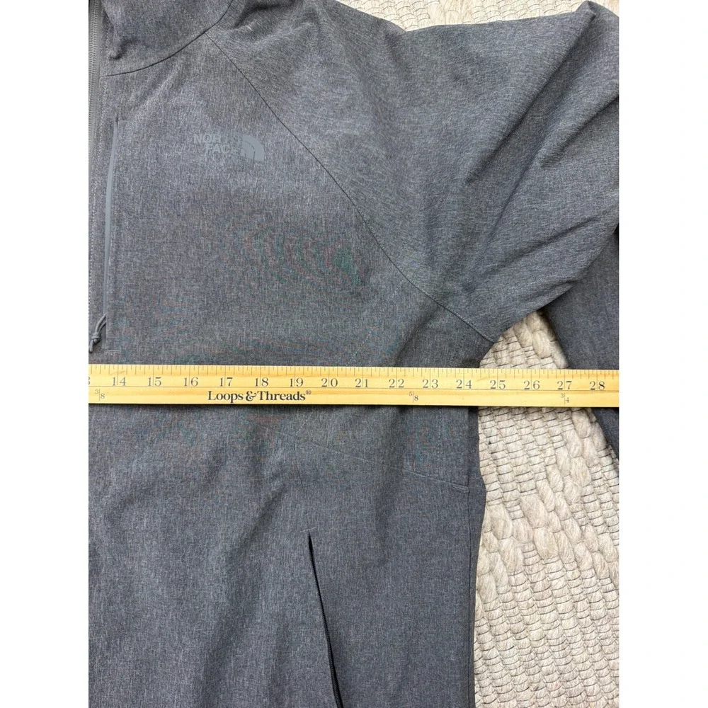 The North Face Apex Flex GTX Gore-Tex Jacket Gray Men XL Waterproof Rain Shell